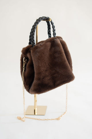 Heather Faux Fur Handbag - Glamourous Grace