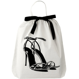 High Heel Sandal Shoe Bag – Cream - Glamourous Grace