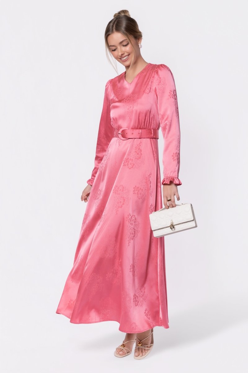 Helena Dress (Pink) - Glamourous Grace