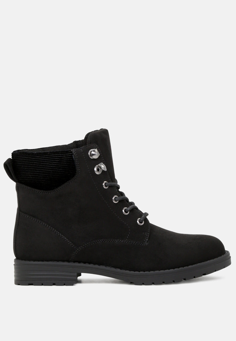 Helena Casual Lace-Up Ankle Boots - Glamourous Grace