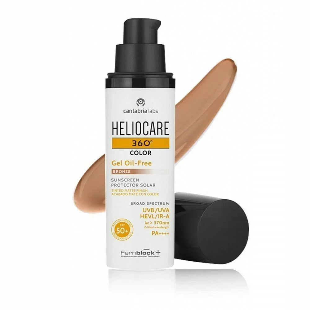 Heliocare 360 Gel Oil Free Bronze Spf 50 50ml - Glamourous Grace