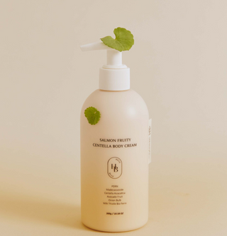 HEVEBLUE Salmon Fruity Centella Body Cream 300g