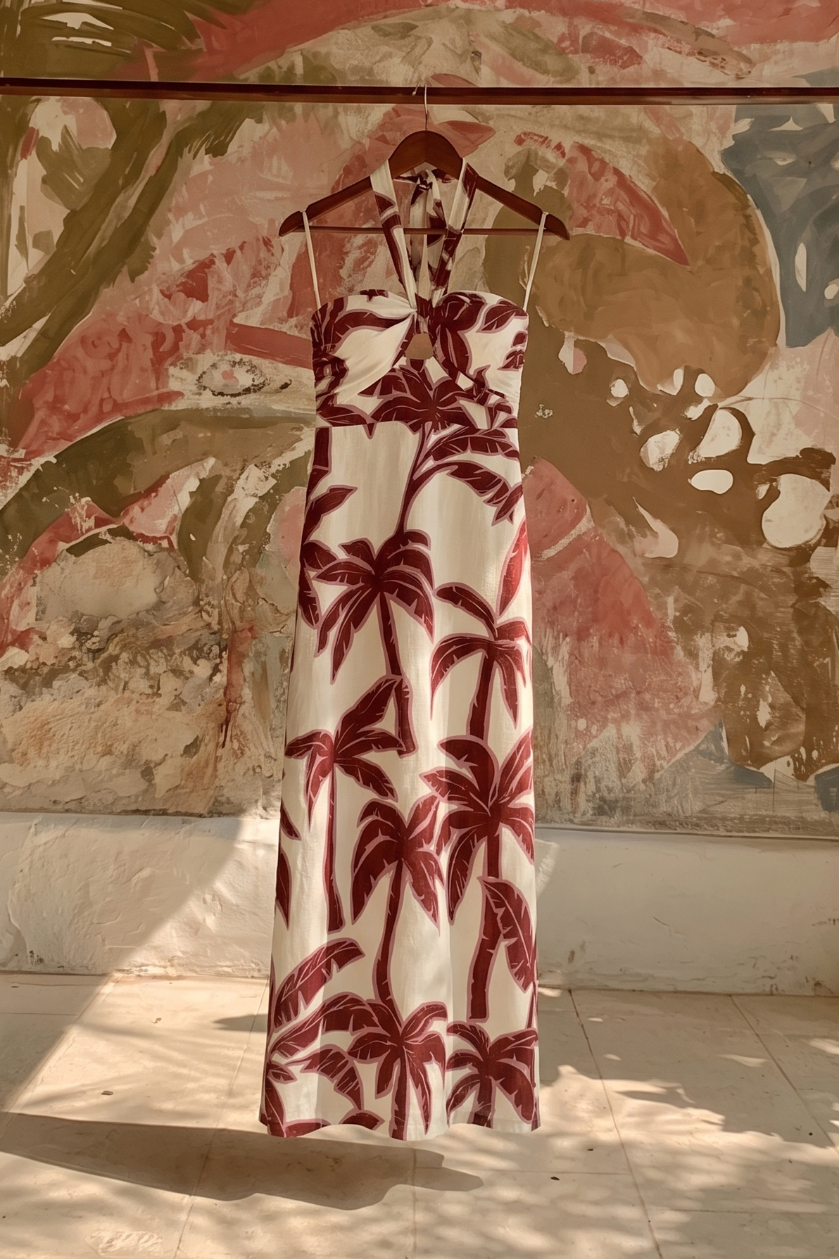 PALM SIREN WOVEN MIDI DRESS - Glamourous Grace