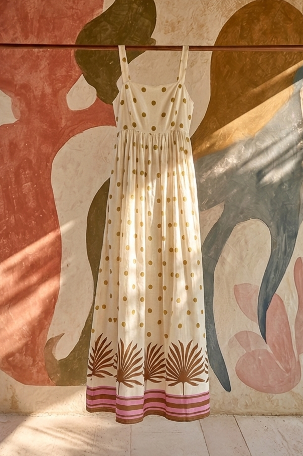 COCONUT GROVE WOVEN MIDI DRESS - Glamourous Grace