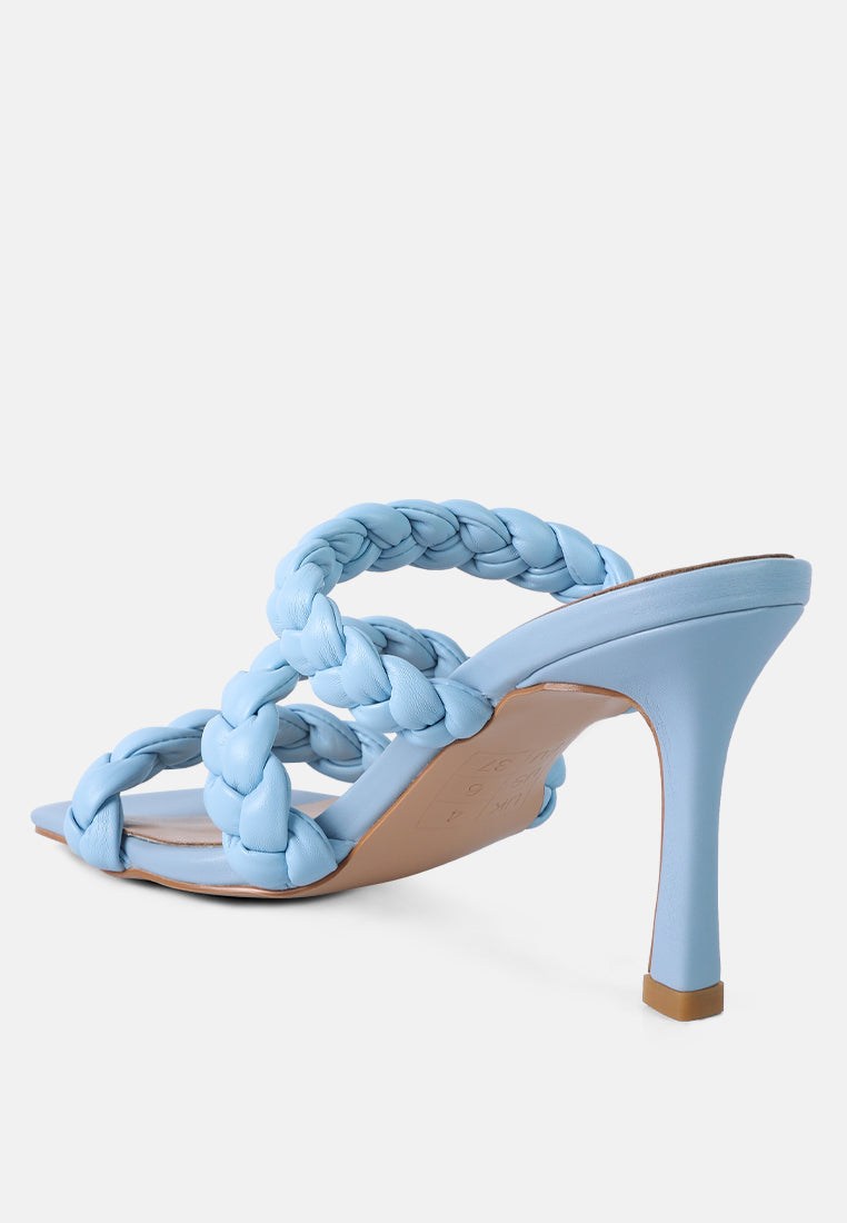 High Bae Braided Strap Casual Heels - Glamourous Grace