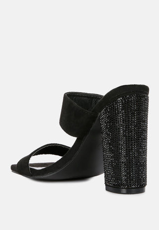 High Sass Rhinestone Embellished Sandals - Glamourous Grace