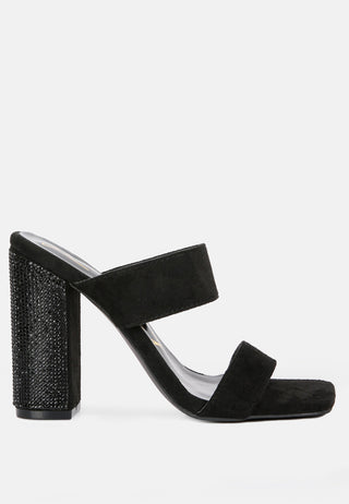 High Sass Rhinestone Embellished Sandals - Glamourous Grace