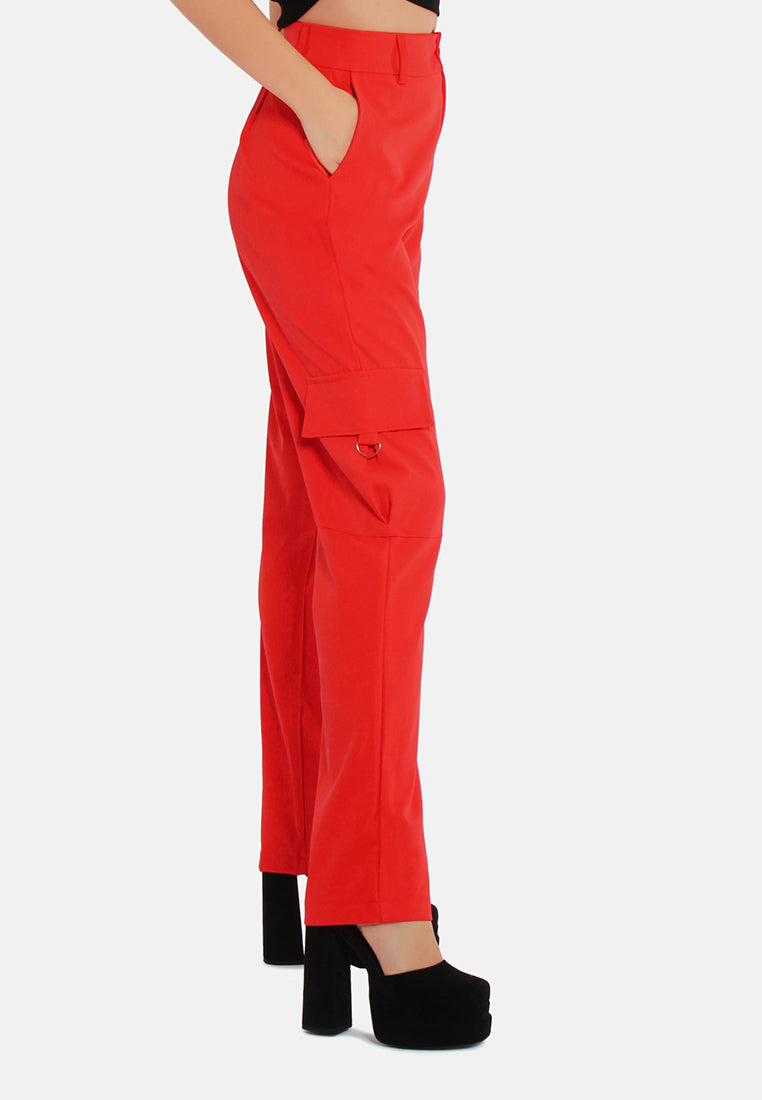High Waist Cargo Pants - Glamourous Grace