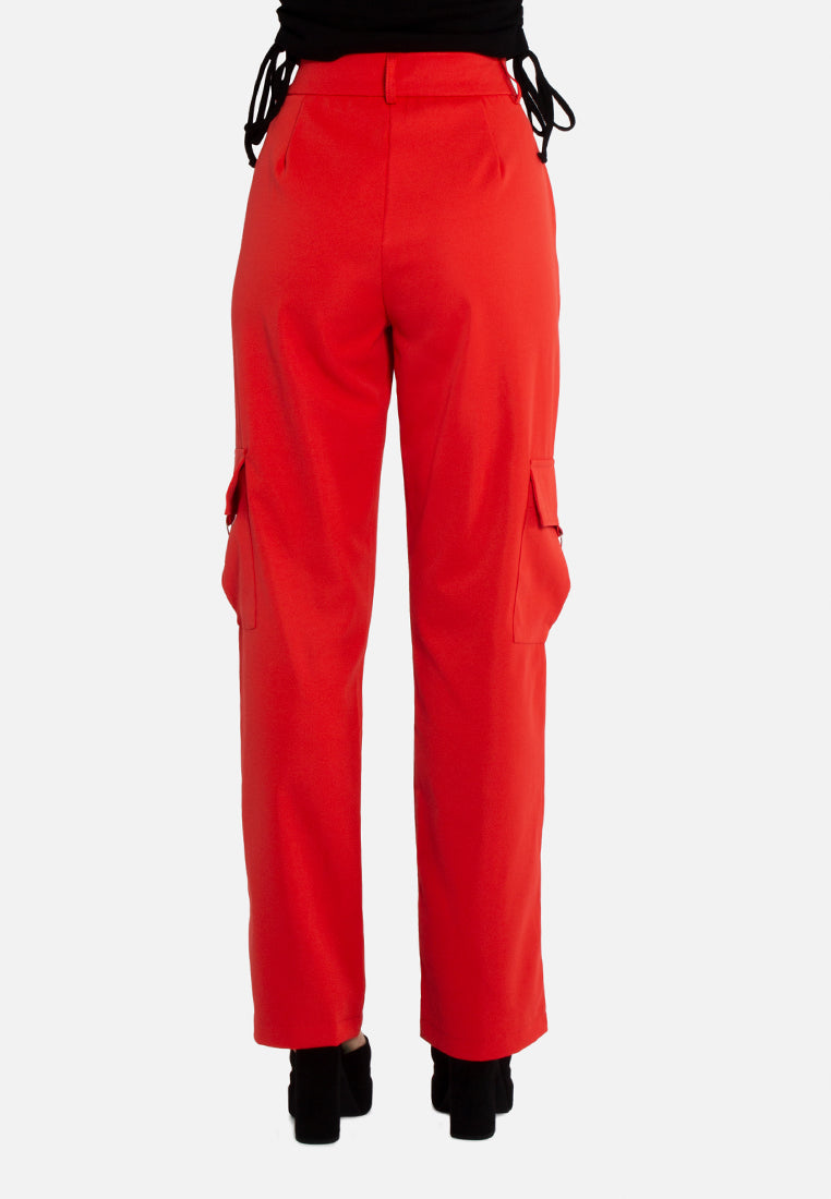High Waist Cargo Pants - Glamourous Grace
