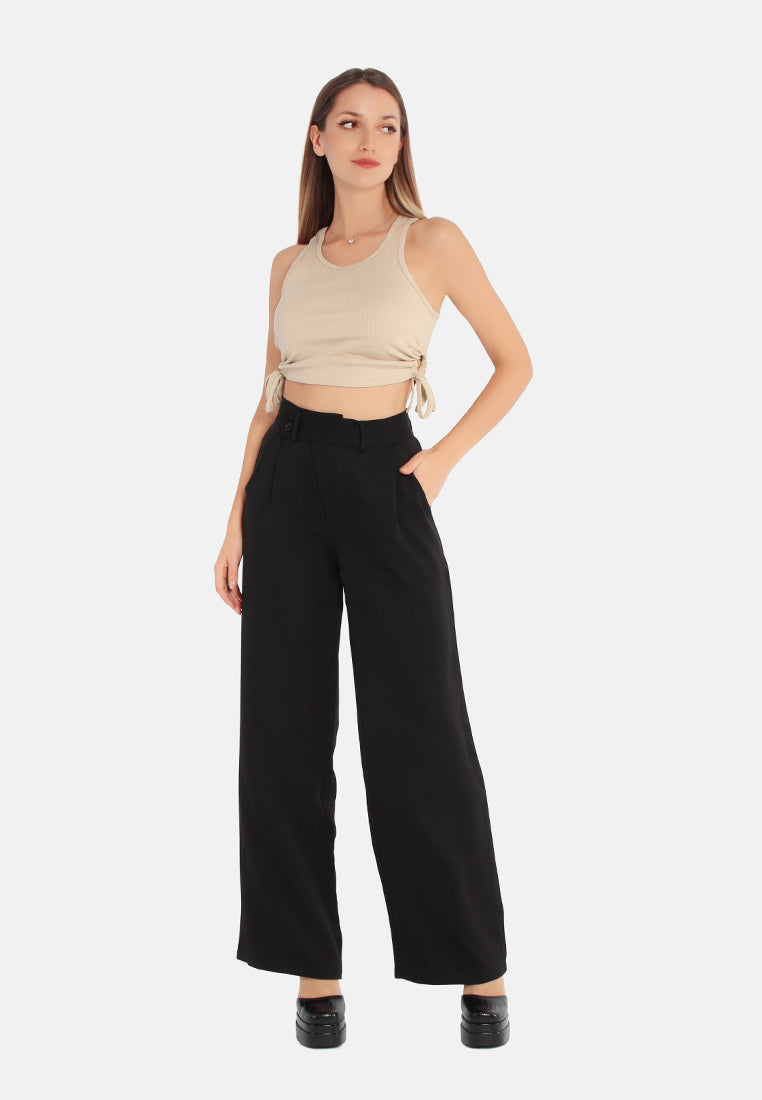 High Waist Flared Pants - Glamourous Grace