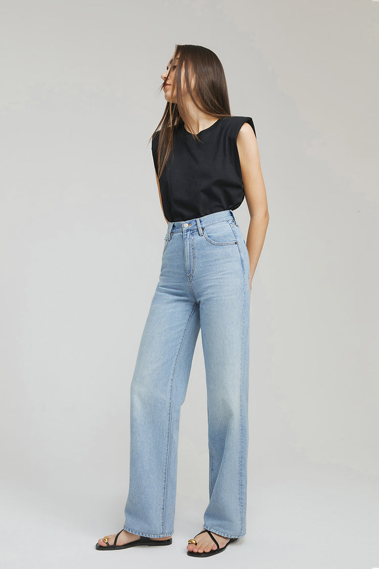 Coney Island Whitefish High Rise Wide Jeans HJ007 - Glamourous Grace