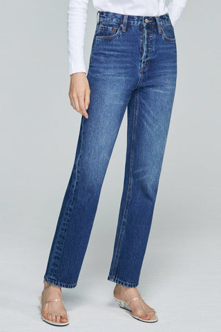 Manhattan High Rise Straight Ankle Jeans HJ160 - Glamourous Grace