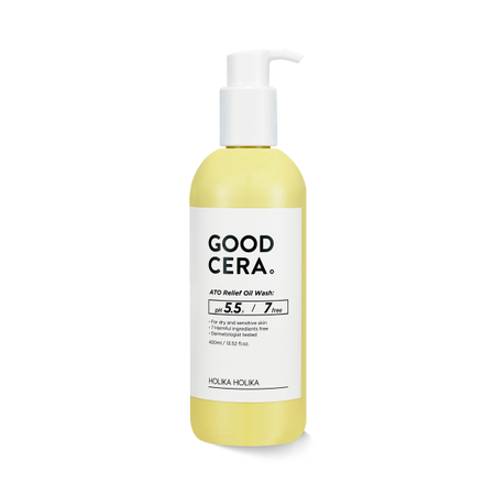 [HOLIKA HOLIKA] Good Cera Ato Relief Oil Wash 400ml - Glamourous Grace