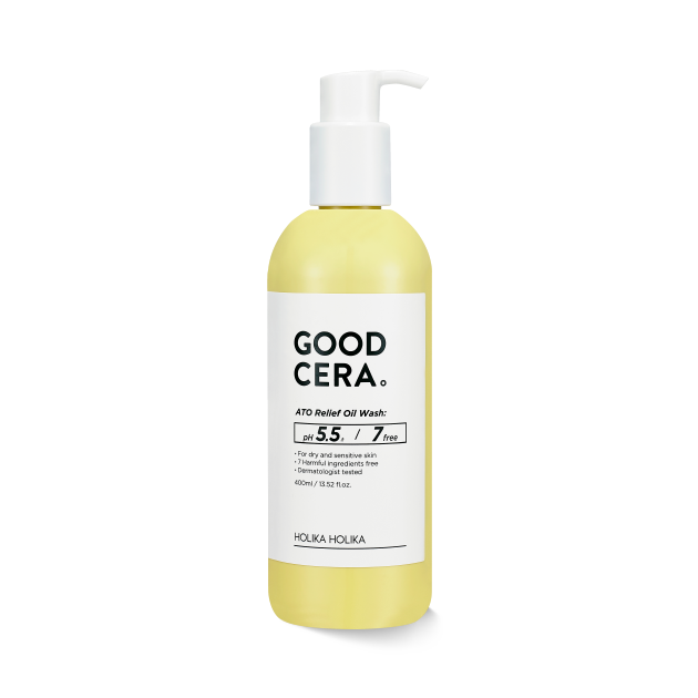 [HOLIKA HOLIKA] Good Cera Ato Relief Oil Wash 400ml - Glamourous Grace