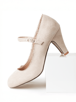 Honey | Beige Suede - Glamourous Grace