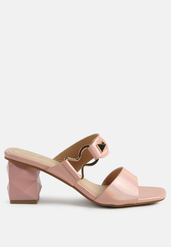Hookup Fantasy Block Heel Sandals - Glamourous Grace