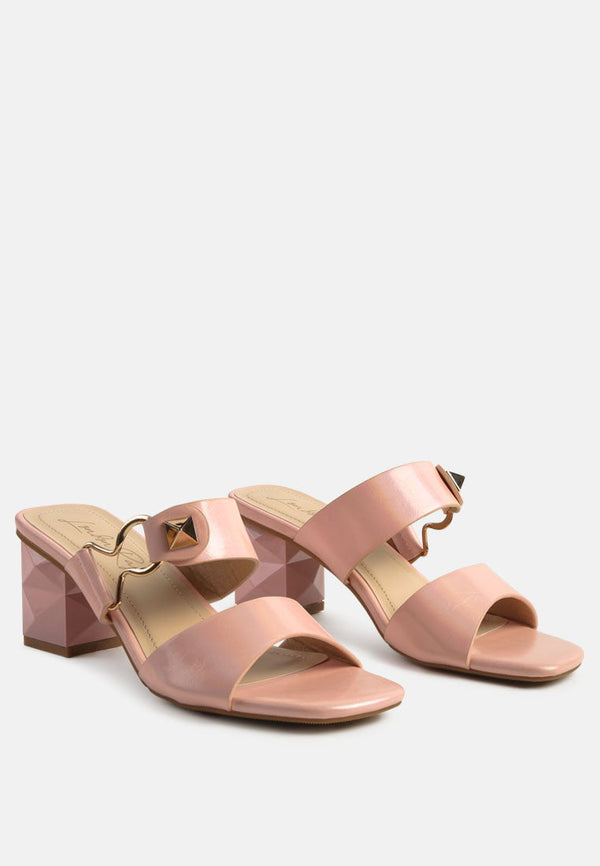 Hookup Fantasy Block Heel Sandals - Glamourous Grace