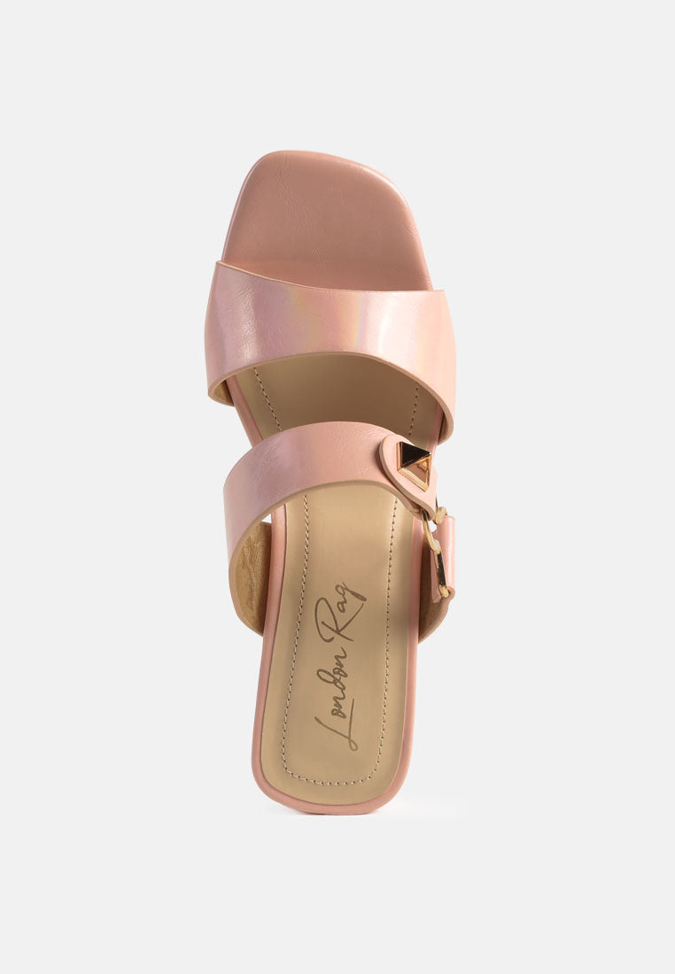 Hookup Fantasy Block Heel Sandals - Glamourous Grace
