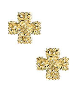 Hope - Cross Stud Earrings - Glamourous Grace