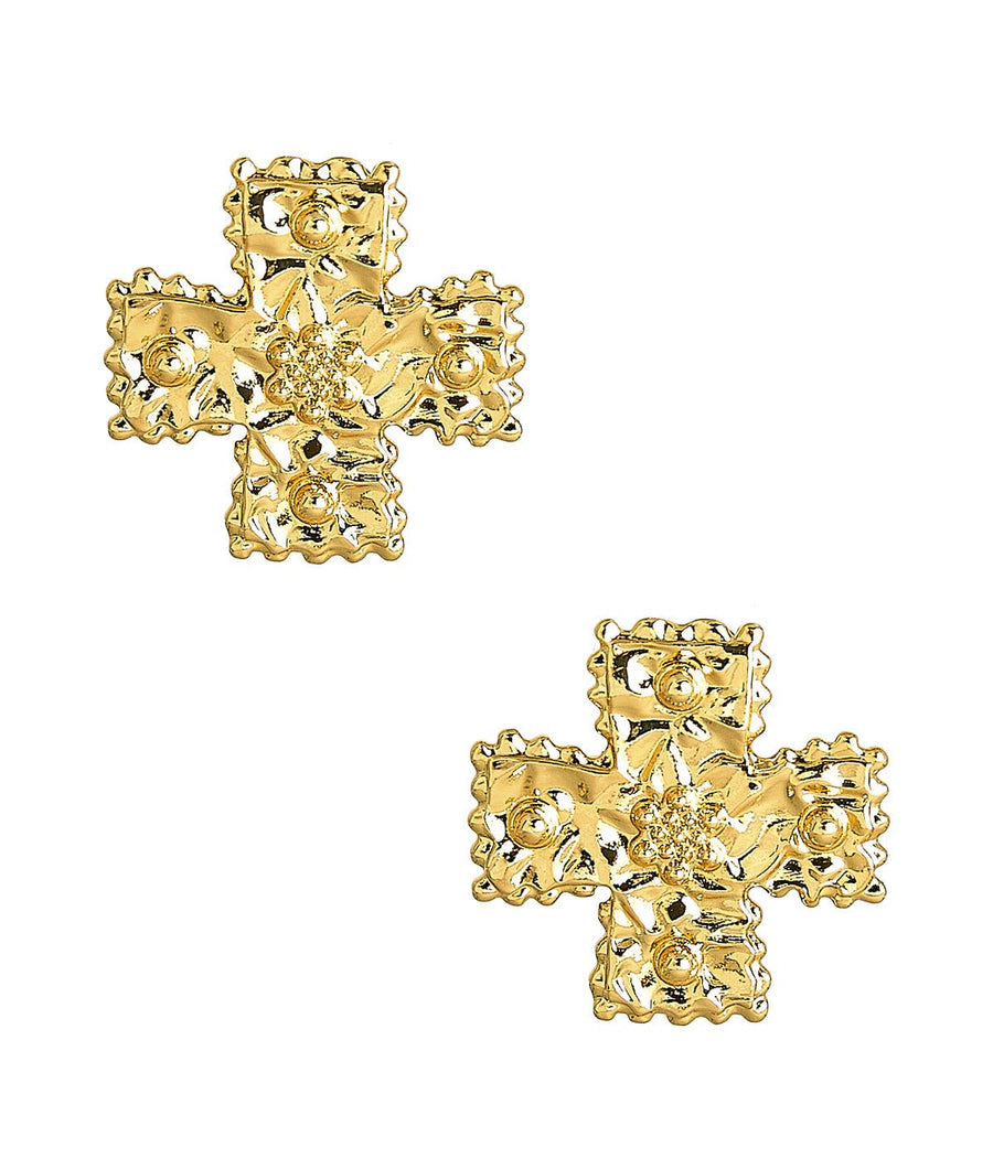 Hope - Cross Stud Earrings - Glamourous Grace