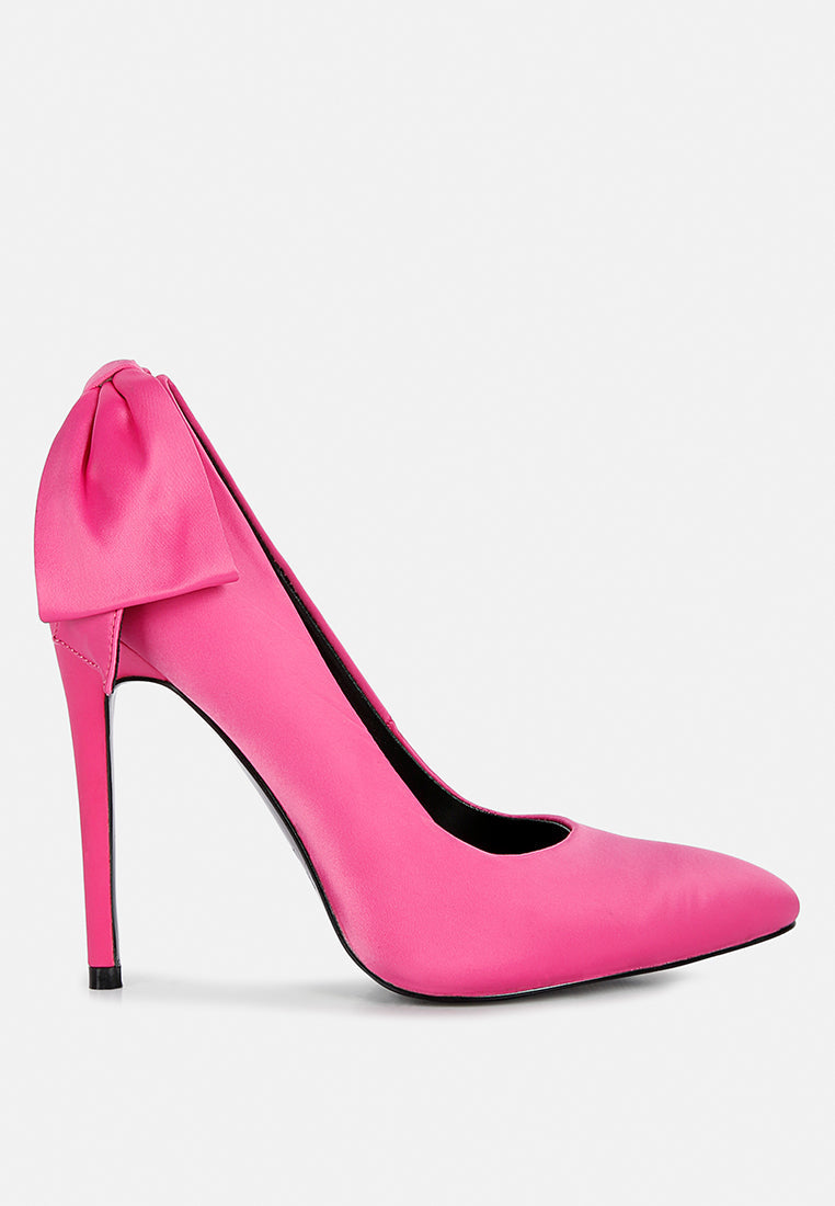 Hornet High Heeled Satin Pump Sandals - Glamourous Grace