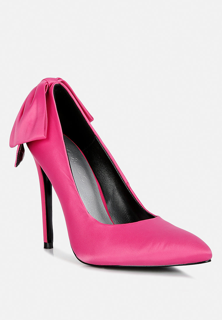 Hornet High Heeled Satin Pump Sandals - Glamourous Grace
