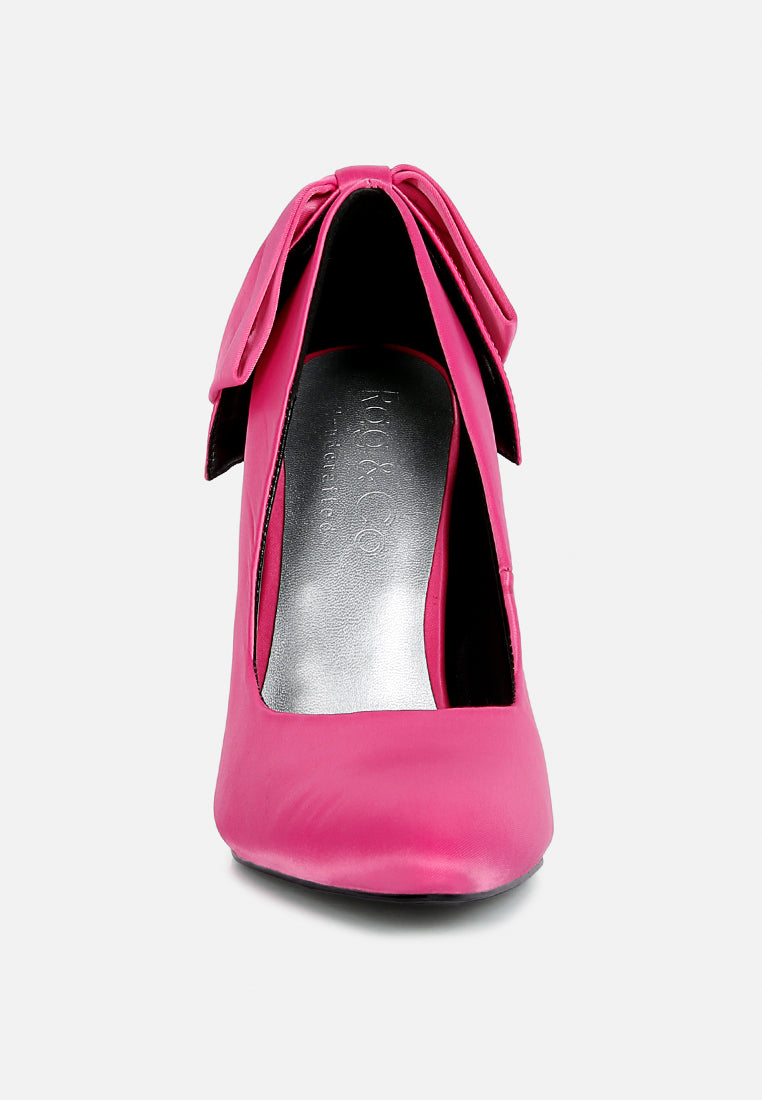 Hornet High Heeled Satin Pump Sandals - Glamourous Grace