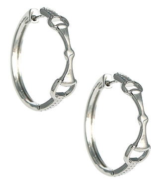Horsebit Huggie Hoop - Glamourous Grace