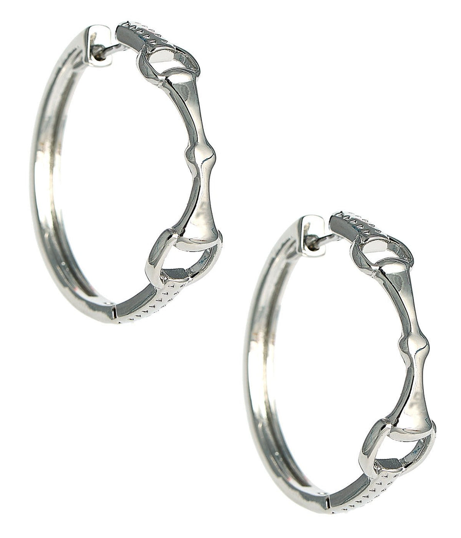Horsebit Huggie Hoop - Glamourous Grace