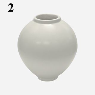 House of Dohwa Moon Jar Rice Bran Candle 320g 1ea