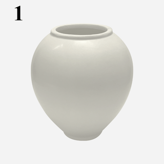 House of Dohwa Moon Jar Rice Bran Candle 320g 1ea