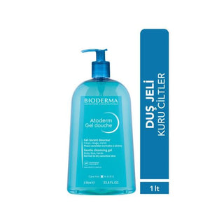 Bioderma Atoderm Shower Gel 1000ml - Moisturizing, Dermatologically Tested, Paraben-Free for Sensitive Skin - Glamourous Grace