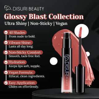 DISURI Beauty Glossy Blast Lip Gloss - I Used to Love Him (M33)