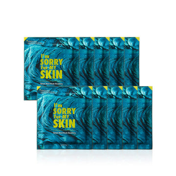 [I'm Sorry For My Skin] Green Mud Mask - Soothing 18g*10ea - Glamourous Grace