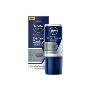 Nivea Men Derma Control Clinical Antiperspirant Roll-On for Men - Sweat Protection & Dryness - 1.69 fl oz - Glamourous Grace
