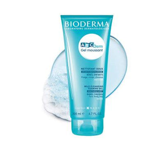 Bioderma ABCDerm: Gentle Baby Foaming Cleanser - Hypoallergenic, Paraben-Free Wash for Sensitive Skin - Dermatologist Recommended Baby & Children's Facial Cleanser - Glamourous Grace