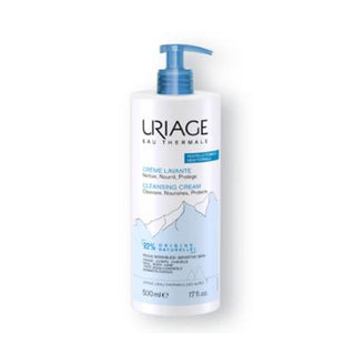 Uriage Gentle Cleansing Cream with Thermal Spring Water & Nourishing Milk - 16.91 fl oz, Paraben-Free & Moisturizing - Glamourous Grace