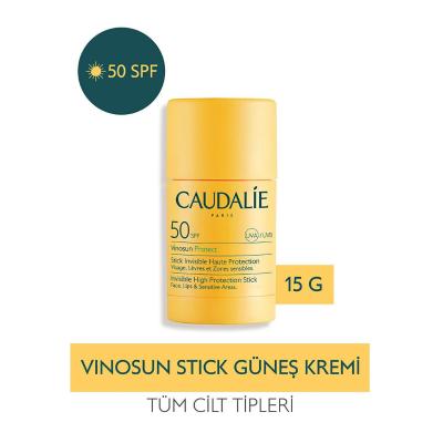 Caudalie Vinosun Protect SPF 50 Sunscreen Stick: Invisible, Vegan & Fragrance-Free High Protection for Face, Lips & Sensitive Skin - Glamourous Grace