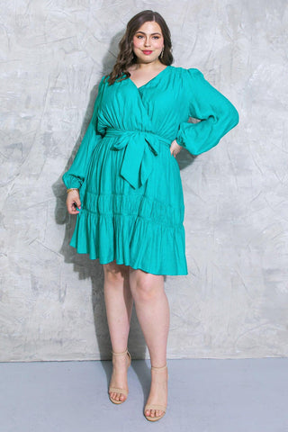 CATCH THE WIND WOVEN MINI DRESS - Glamourous Grace