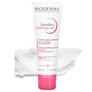Bioderma Sensibio: Hypoallergenic Rich Cream for Dry, Sensitive Skin - Deeply Hydrating & Skin Barrier Protection - Glamourous Grace