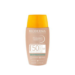 Bioderma Photoderm Nude Touch Light SPF50+ Sensitive Skin Sunscreen - Tinted, Non-Greasy, 40ml - Glamourous Grace