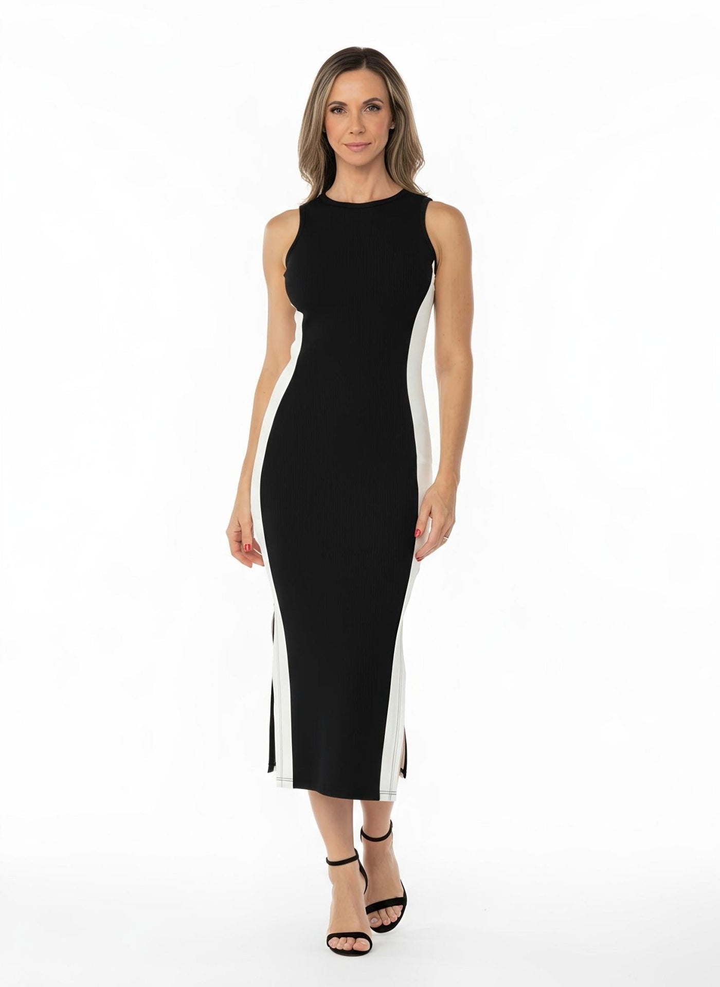 Illusionary Everyday Color Block Dress