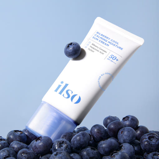 ilso Bilberry Cool Calming Moisture Sun Cream SPF 50+ PA++++ 50ml - Glamourous Grace