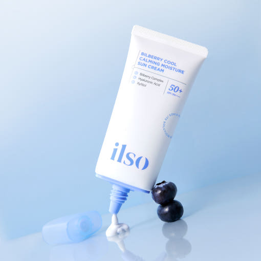 ilso Bilberry Cool Calming Moisture Sun Cream SPF 50+ PA++++ 50ml - Glamourous Grace