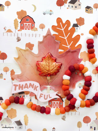 Red Maple Leaf Ornament