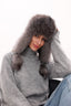 Silver Fox/Black Leather