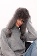 Silver Fox/Black Leather