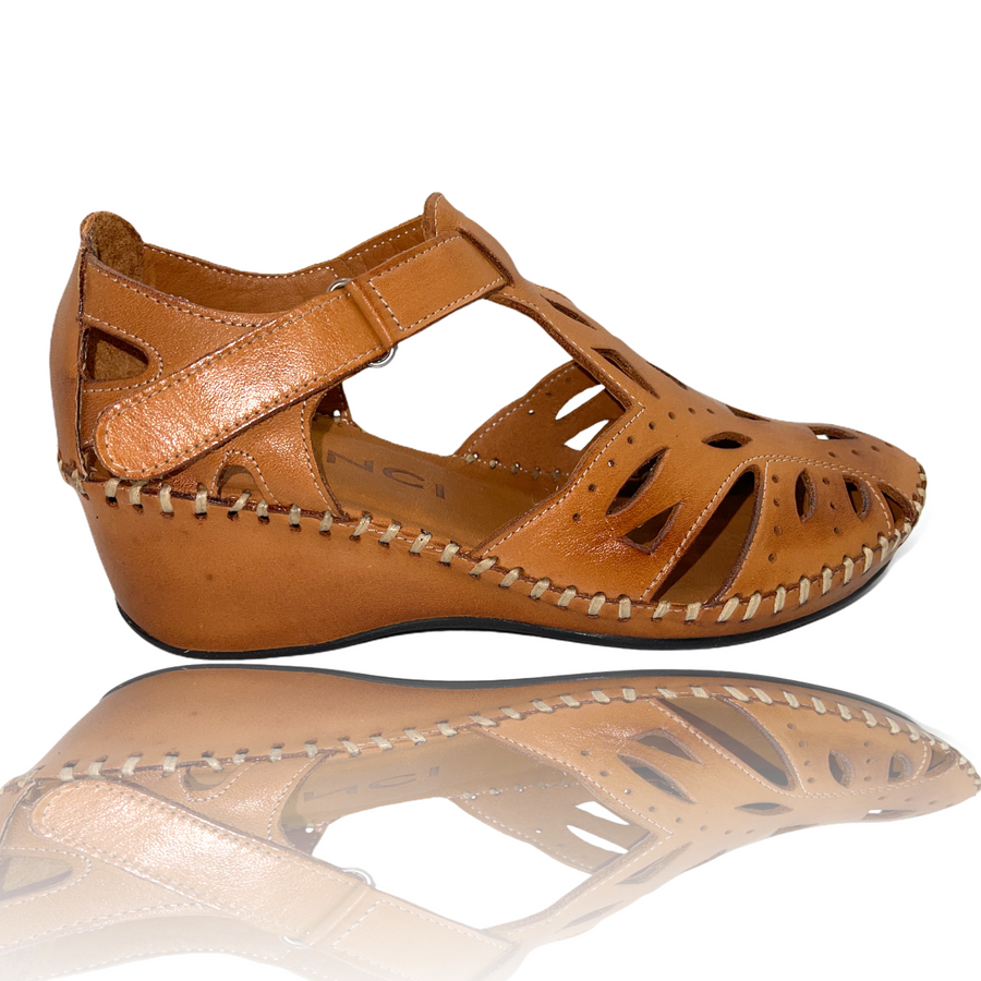 The Tonmawr Brown Leather Sandal Final Sale! - Glamourous Grace
