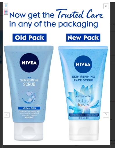 Nivea Skin Refining Scrub - Normal Skin