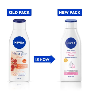 Nivea Body Lotion Natural Glow Cell Repair - Glamourous Grace